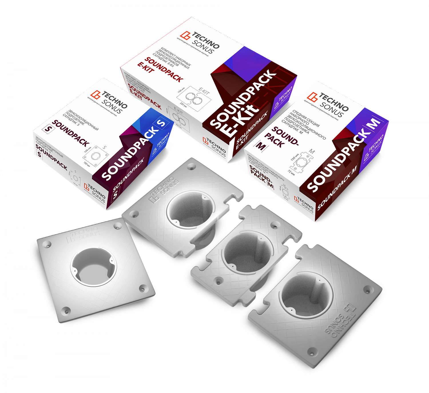 Подрозетник СаундПак (SoundPack) Е Kit