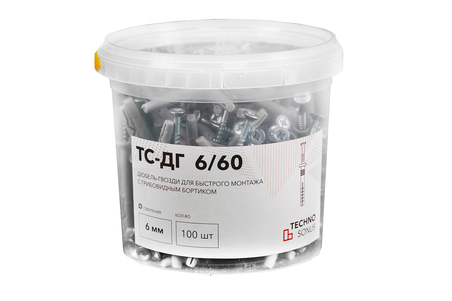 Дюбель-гвоздь ТС-ДГ 6/60 (100 шт.)
