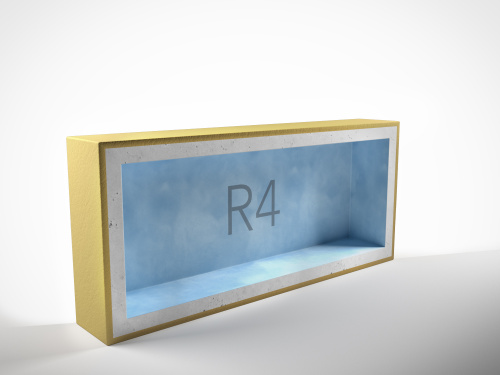 Подрозетник АкусикГипс Бокс (AcousticGyps Box) R4 (120мм х 340мм х 45мм)