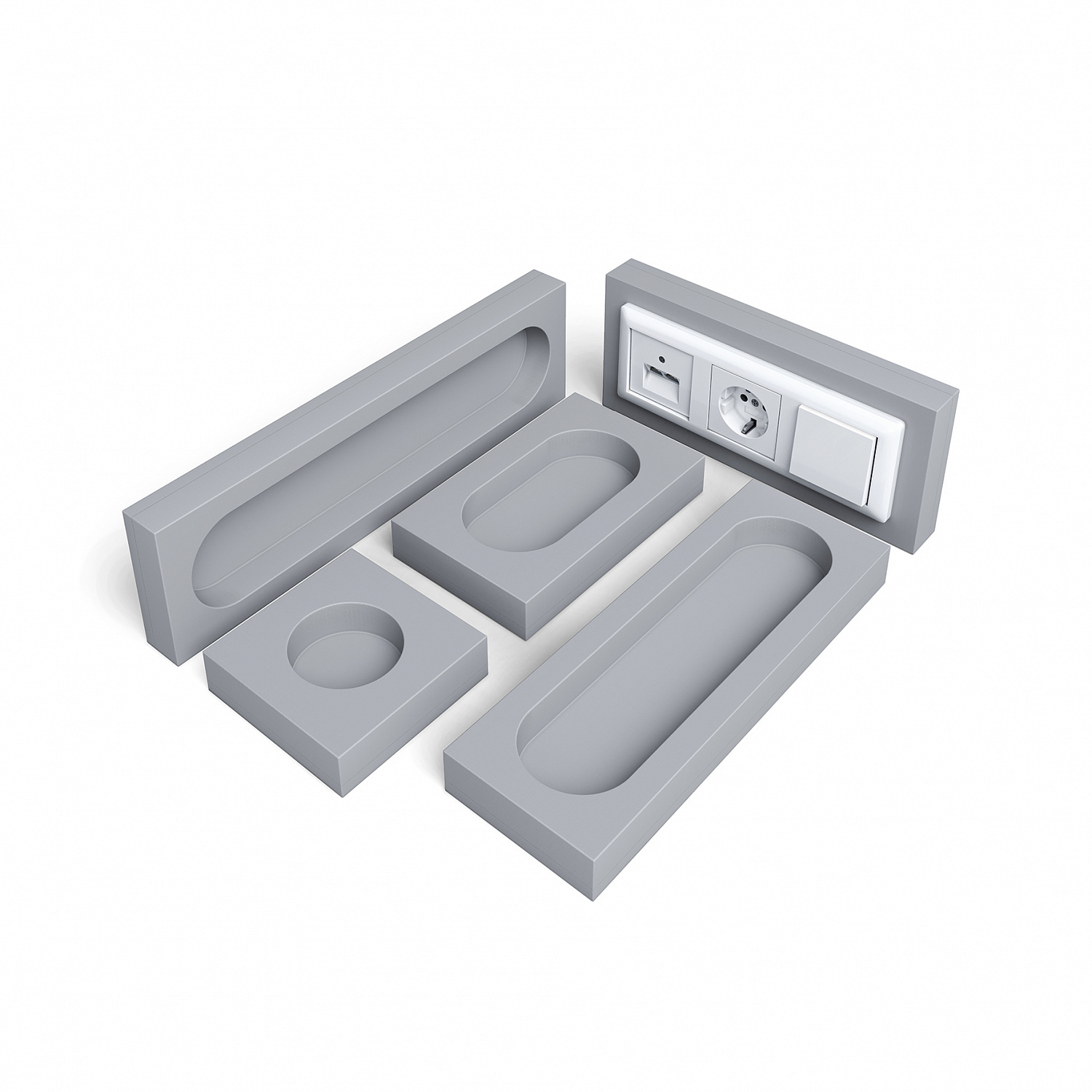 Звукоизоляционный подрозетник 2-секционный SoundGuard ИзоБокс1 Стандарт