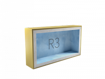 Подрозетник АкусикГипс Бокс (AcousticGyps Box) R3 (120мм х 270мм х 45мм)