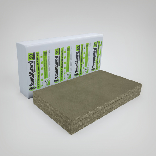 Плита звукопоглощающая SoundGuard ЭкоАкустик 80 (50мм)