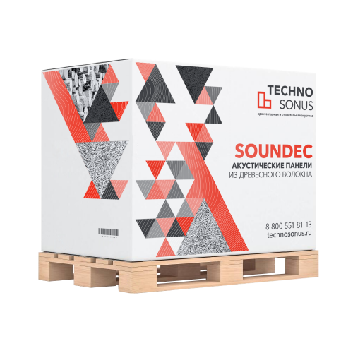 Панель акустическая Саундек (Soundec) f1/14 (1.2м x 0.6м х 14мм) 0.72м2