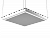 Панель акустическая светодиодная Акустилайн (Akustiline) Baffle LED (0.6м х 0.6м х 70мм. 41Вт. 4000K) 0.36м2
