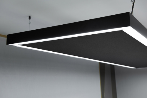 Панель акустическая светодиодная Акустилайн (Akustiline) Baffle LED (0.6м х 0.6м х 70мм. 41Вт. 4000K) 0.36м2